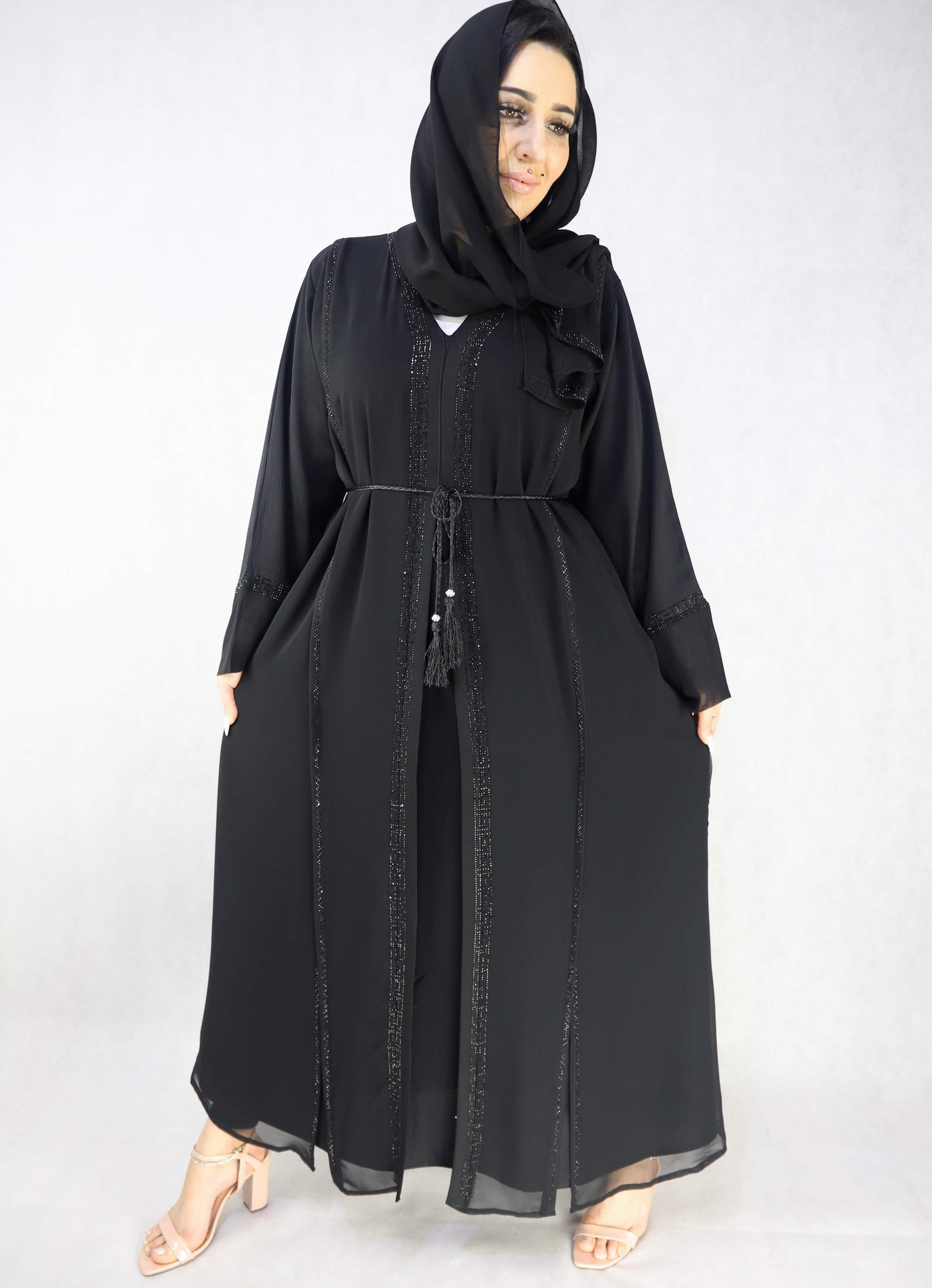 chiffon Abaya And zoom material black abaya For Women with  pockets,"abaya, abayas,modest abaya dress, modest dresses, black abaya, modest dress, abaya united kingdom, white abaya, abaya for women, modest dresses for women, modest maxi dresses, women abaya, abaya dress dresses, abayas for women, jilbab abaya islamic clothing modest clothing for women modest clothing dresses";