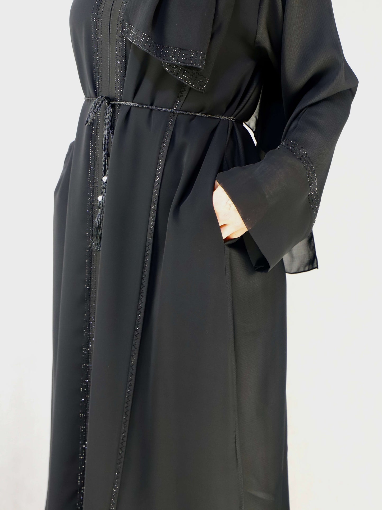 chiffon Abaya And zoom material black abaya For Women with  pockets,"abaya, abayas,modest abaya dress, modest dresses, black abaya, modest dress, abaya united kingdom, white abaya, abaya for women, modest dresses for women, modest maxi dresses, women abaya, abaya dress dresses, abayas for women, jilbab abaya islamic clothing modest clothing for women modest clothing dresses";