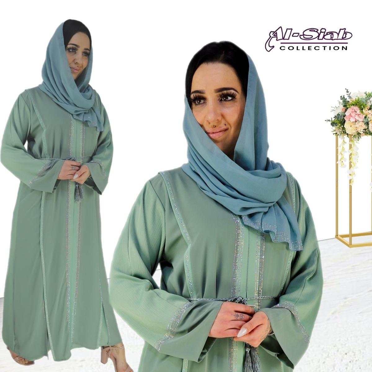 Chiffon abaya dress best sale