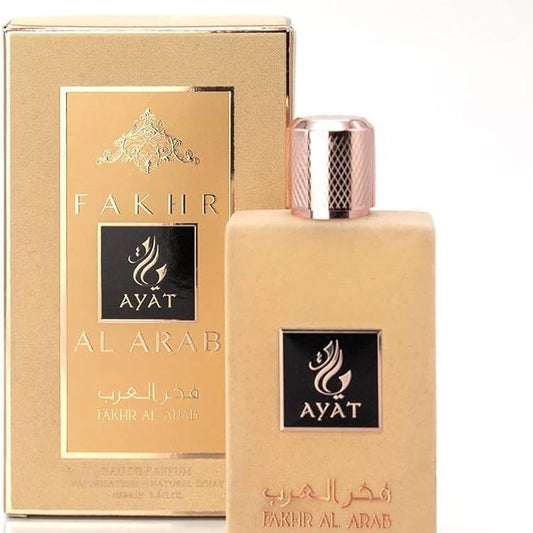 Fakhr Al Arab Ayat 100ml Eau De For Men Women Perfume Spray Jasmin Wood Vanilla